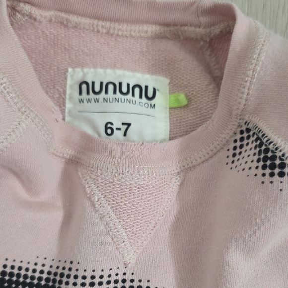 nununu Pink and Black Kids Matching Set - Picture 2 of 4